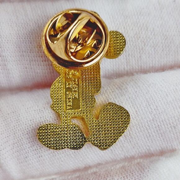 Vintage Disney Mickey Mouse Enamel Pin Classic Pose - Picture 5 of 7